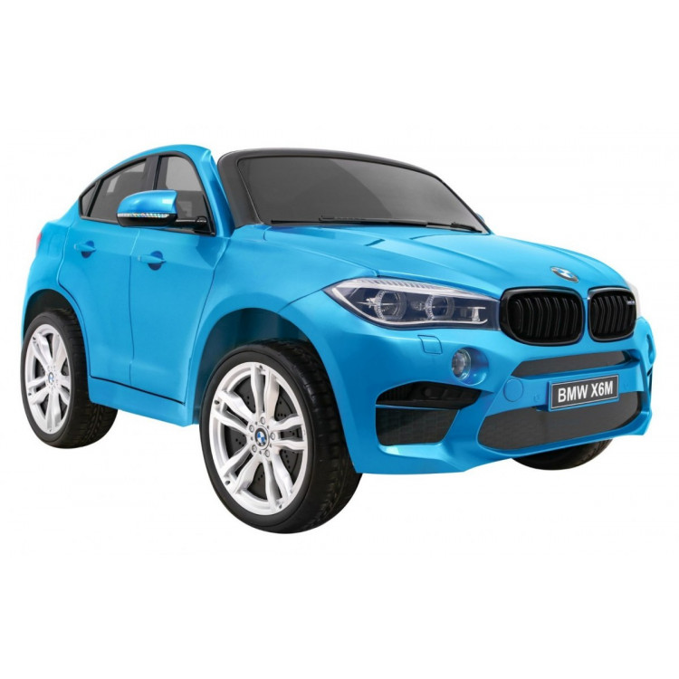 Elektrické autíčko BMW X6 - dvojmiestne - lakované - modré